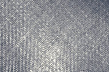 Geleneksel Gri el işi Tayland tarzı desen dokuması mobilya malzemesi için arka plan hasır yüzey