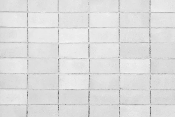White Fence Wall Cinder Block Pattern Background — Stock Photo, Image