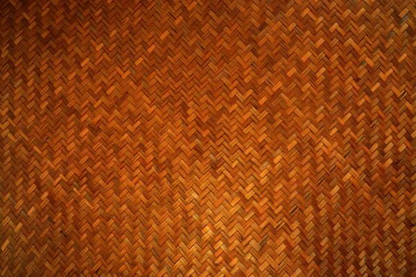 Retro Handcraft Weave Thai Style Pattern Nature Background Texture — Stock Photo, Image