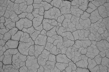 Çatlak yeryüzü arka planı. Yazın susuz kuru toprak..