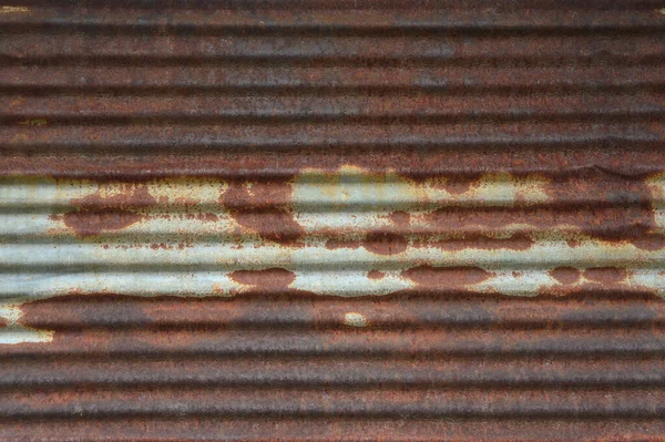 Rusted Galvanized Iron Plate Close Texture Background — Stock Photo, Image