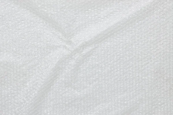 Trasparente Bolla Involucro Plastica Imballaggio Texture Sfondo Primo Piano Vista — Foto Stock