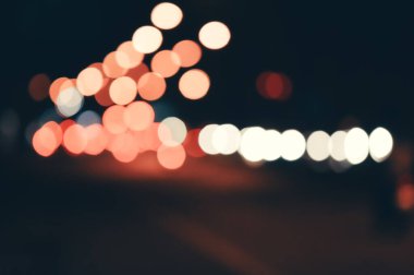 Bokeh Soyut Arkaplan Görüntü Bulanık Lens Yansıması Güzel Daire Parıltısı Mutlu Noeller ve Mutlu Yeni Yıl Kartı Kutlaması Lambası Bulanık Manzarası