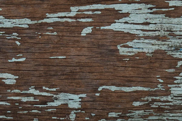 Старая Деревянная Коричневая Текстура Ногтевым Отверстием — стоковое фото