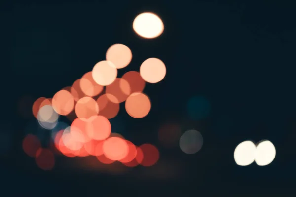 Light Night City Bokeh Abstract Background Texture Blur Lens Flare — Φωτογραφία Αρχείου