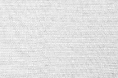 Arkaplan için beyaz çuval bezi dokusu.