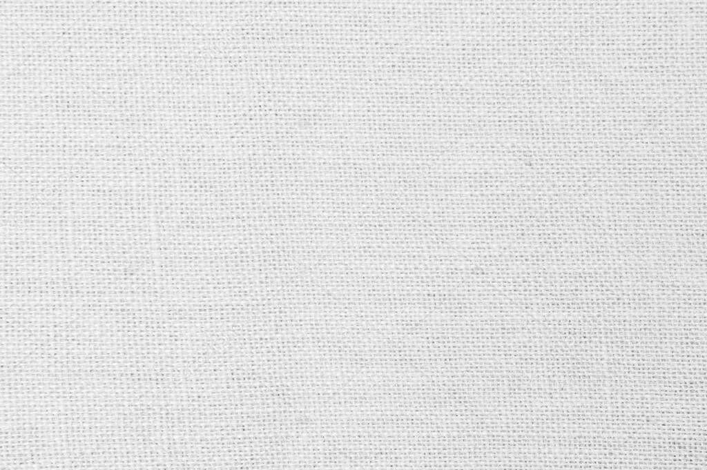 White sackcloth texture for background.