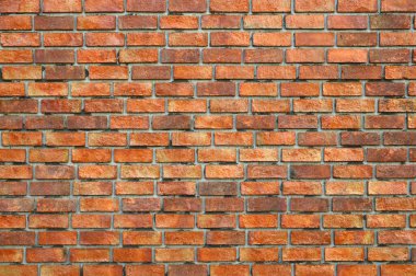 Klasik kırmızı tuğla duvar arkaplanı ve dokusu