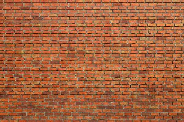 Parede Tijolo Cor Vermelha Fundo Alvenaria — Fotografia de Stock