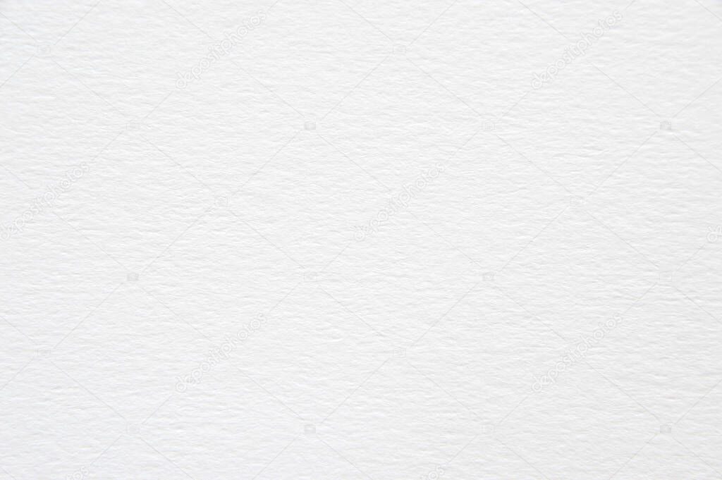 White watercolor paper texture for background.