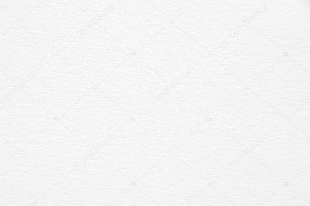 White watercolor paper texture for background.
