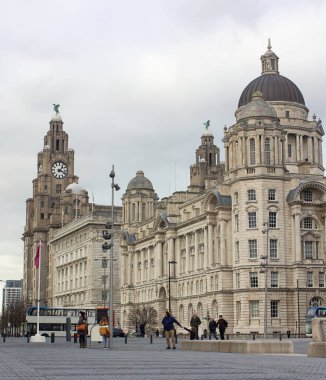 Liverpool Mimarisi İngiltere İngiltere Avrupa 'nın tarihi kent