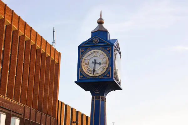 Viejo Reloj Centro Ciudad Inglaterra Reino Unido — Foto de Stock