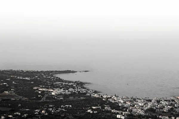 Удивительный Красивый Пейзаж Моря Греческий Цемент — стоковое фото