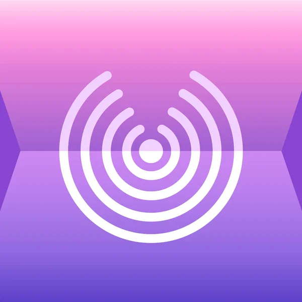 Signal logo et icône vecteur Image isolée — Image vectorielle