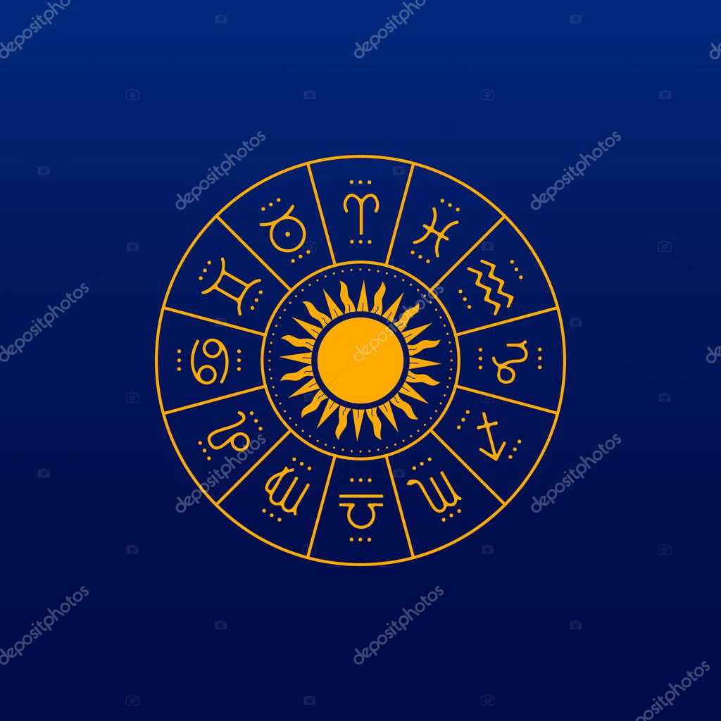 Horoscope icon logo ui design