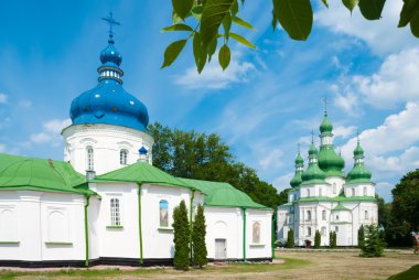 Yemekhane Kilisesi. Manastır Gustyn. Ukrayna. Chernihiv bölgesi