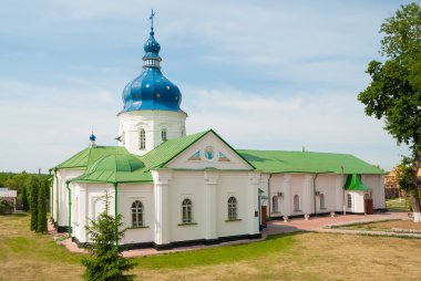 Yemekhane Kilisesi. Manastır Gustyn. Ukrayna. Chernihiv bölgesi