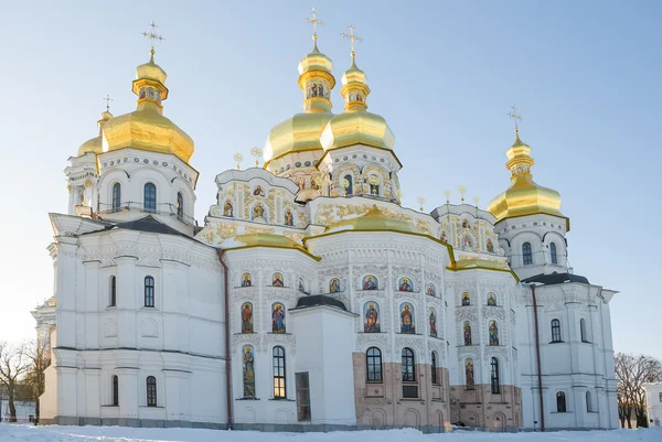 Uspensky(Uspenski) Cathedrall of the Kiev-Pechersk Lavra. Ukrain — Stock Photo, Image