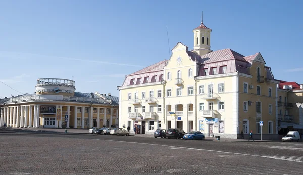 Chernigov, Ukraine-October 19,2011:The city center Chernigov in Ukraine — Stock Photo, Image