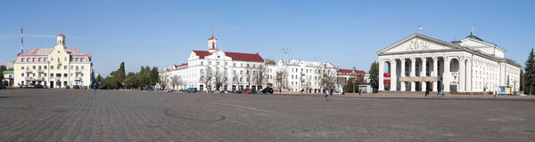 The city center Chernigov in Ukraine