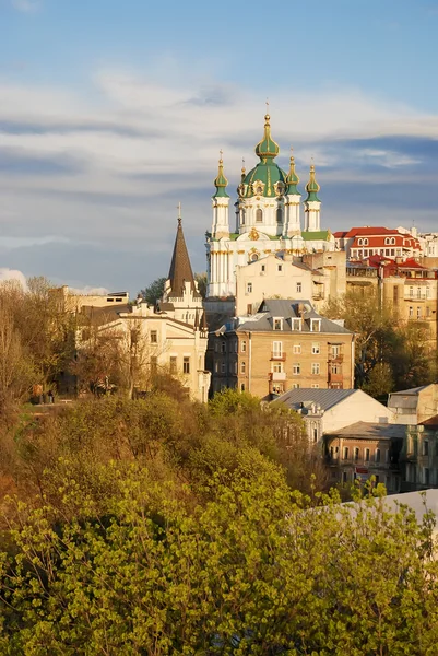 Церковь Святого Андрея в Киеве.Украина — стоковое фото