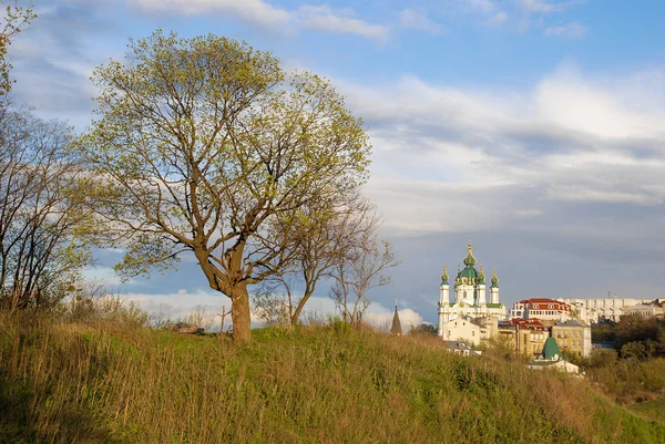 Εκκλησία του Αγίου Ανδρέα στο Κίεβο. Ουκρανο — Φωτογραφία Αρχείου