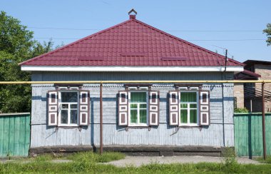 Konotop şehir caddede. Sumy region, Ukrayna