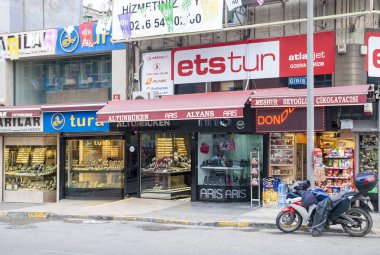 Istanbul (Kadıköy), Türkiye-26 Şubat, Istanbul 'un Asya tarafında Istanbul Kadıköy bölgesinde 2014:Street