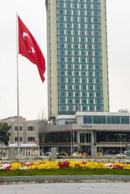 Istanbul, Türkiye-26 Şubat 2014: Marmara Taksim otel Istanbul'da. Türkiye