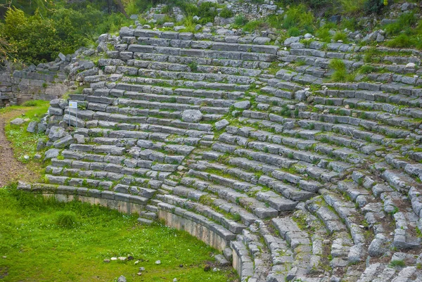 Teatro antigo em Phaselis, Antalya, Turquia — Fotografia de Stock