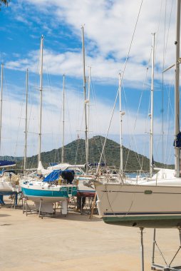 Marina Antalya İli Kash şehir içinde. Türkiye