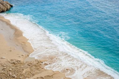 Kaputaş Plajı, Akdeniz deniz kenarı, Antalya, Türkiye