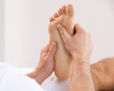 therapy massage body parts reflexology healthcare and spa wellness 