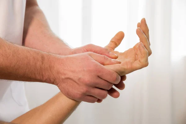 Terapia Massaggio Parti Del Corpo Riflessologia Salute Spa Benessere — Foto Stock