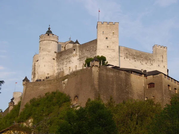 Avusturya Nın Salzburg Kentindeki Hohensalzburg Kalesi — Stok fotoğraf