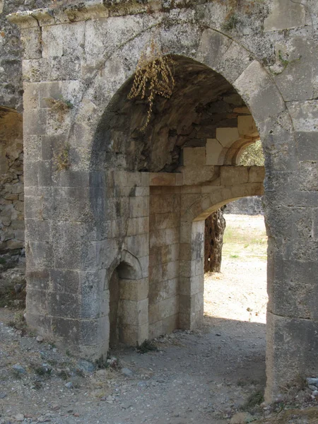 Mersin Ilinin Akdeniz Anamur Ilçesine Bağlı Mamure Castle Türkiye — Stok fotoğraf