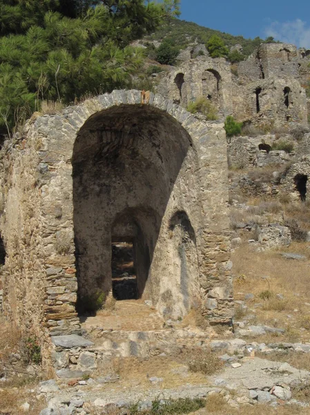 Анемур Руины Древнего Города Мерсин Турция — стоковое фото