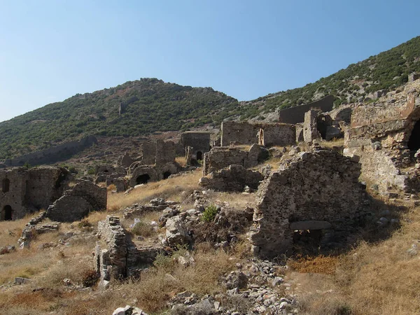 Anemurium Rovine Dell Antica Città Mersin Turchia — Foto Stock