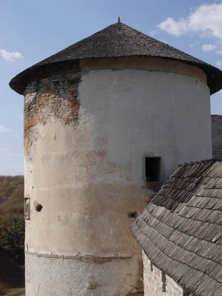 Castillo Medieval Ciudad Kamyanets Podilsky Ucrania Una Fortaleza Formidable Fuerte — Foto de Stock