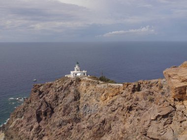 Akrotiri Lighthouse on the Greek island of Santorini