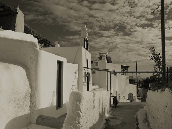 Templos Monasterios Parte Histórica Del Emporio Pueblo Más Grande Isla — Foto de Stock