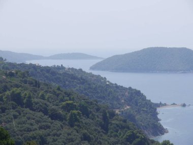 Denizi, dağları, kayaları, plajları, adaları ve Yunanistan 'ın.