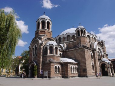  Sveti Sedmochislenitsi Kilisesi, Sofya Bulgaristan. 