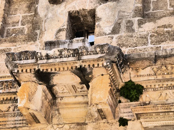 Rzymski Amfiteatr Starożytnego Miasta Aspendos Pobliżu Antalyi Południowa Turcja — Zdjęcie stockowe