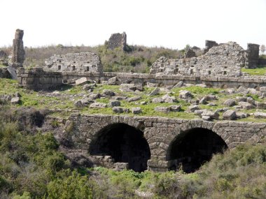  Aspendos, Antalya yakınlarındaki antik şehir, Güney Türkiye.