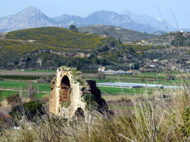  Aspendos, Antalya yakınlarındaki antik şehir, Güney Türkiye.