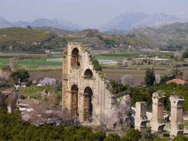  Aspendos, Antalya yakınlarındaki antik şehir, Güney Türkiye.