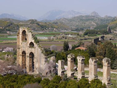  Aspendos, Antalya yakınlarındaki antik şehir, Güney Türkiye.