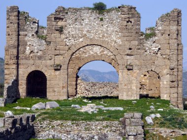  Aspendos, Antalya yakınlarındaki antik şehir, Güney Türkiye.